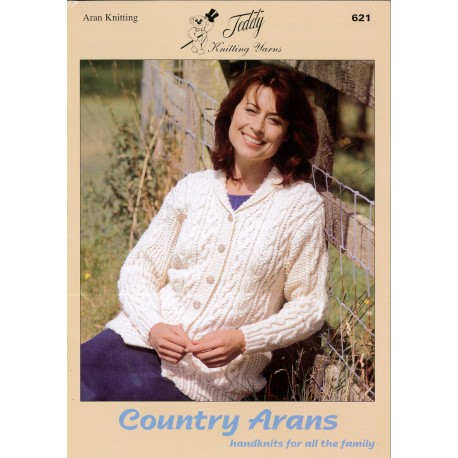 Aran Pattern Booklet 621 Pack Of 3 - Click Image to Close